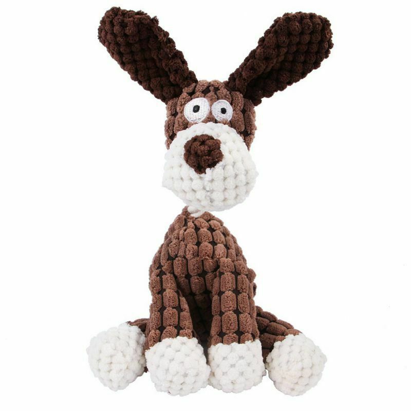 Dog Squeaky Plush Toy – Chew & Teeth Cleaning
