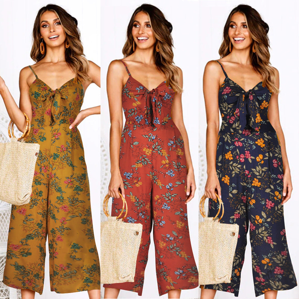 Women's Backless Sleeveless Jumpsuit – Elegant & Chic