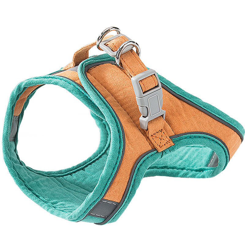 Cat Traction Rope Chest Strap with Reflective Design