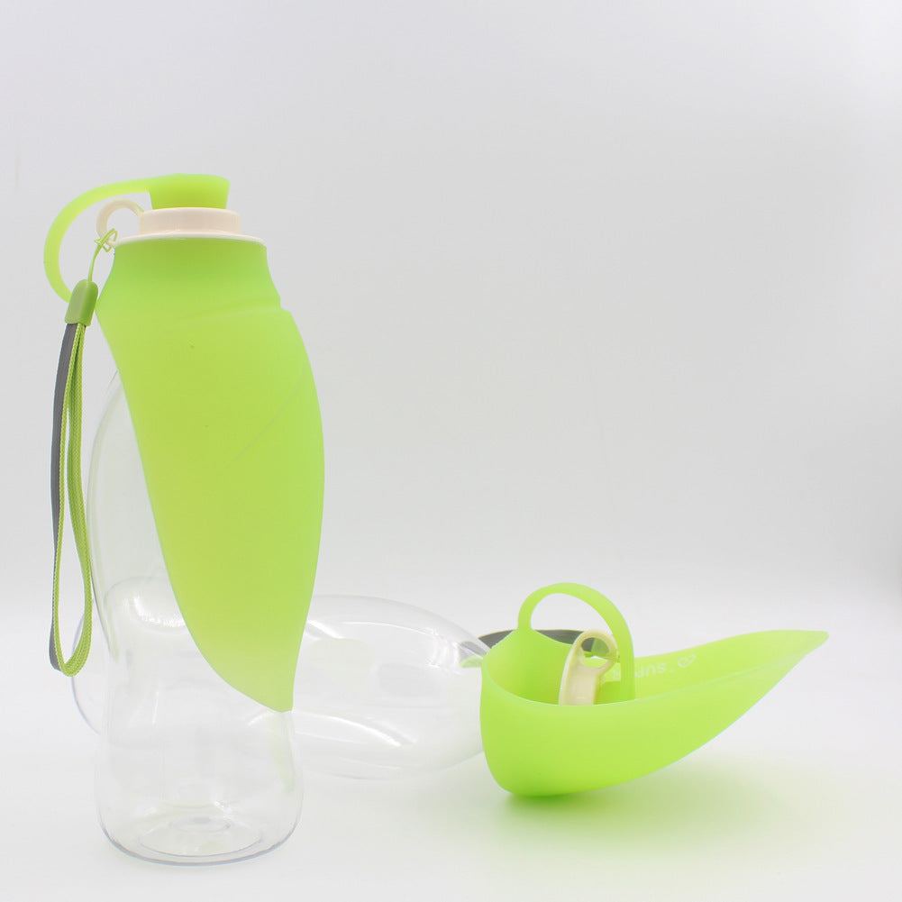 Portable Leak-Proof Pet Water Bottle with Bowl