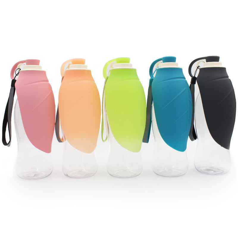 Portable Leak-Proof Pet Water Bottle with Bowl