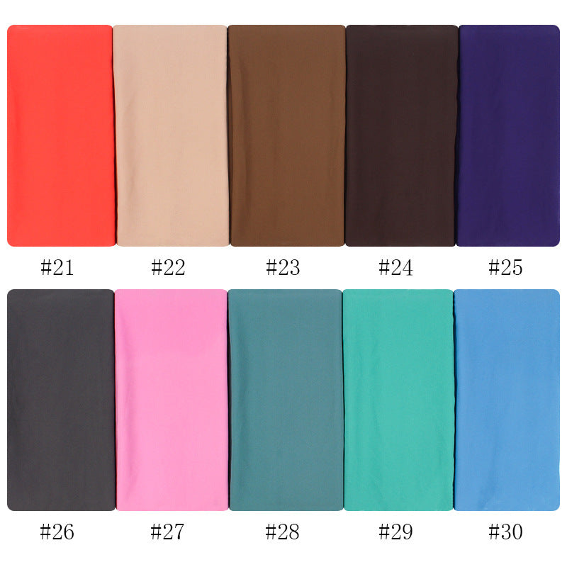 Monochrome Pearl Chiffon Hijab – Soft & Elegant