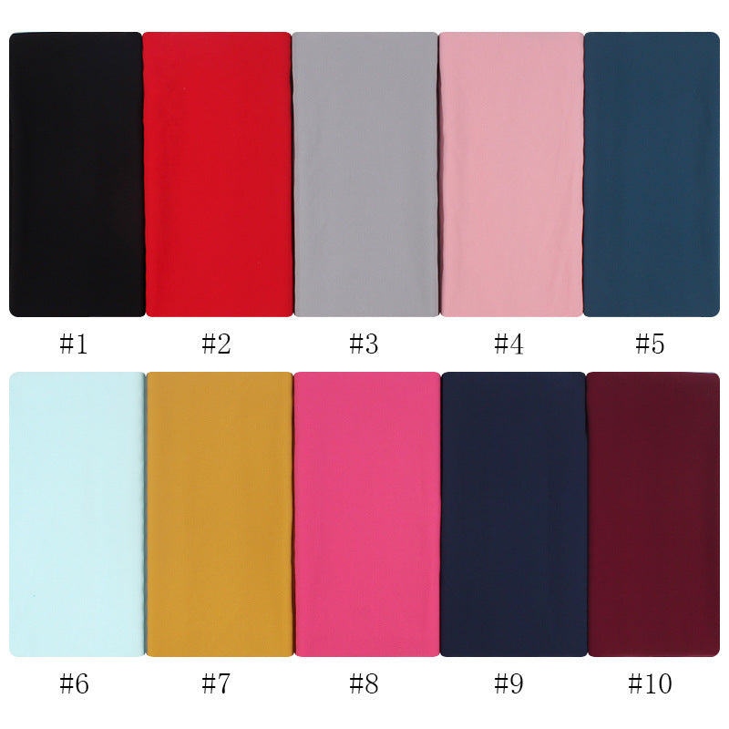 Monochrome Pearl Chiffon Hijab – Soft & Elegant