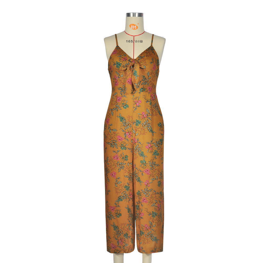 Women's Backless Sleeveless Jumpsuit – Elegant & Chic