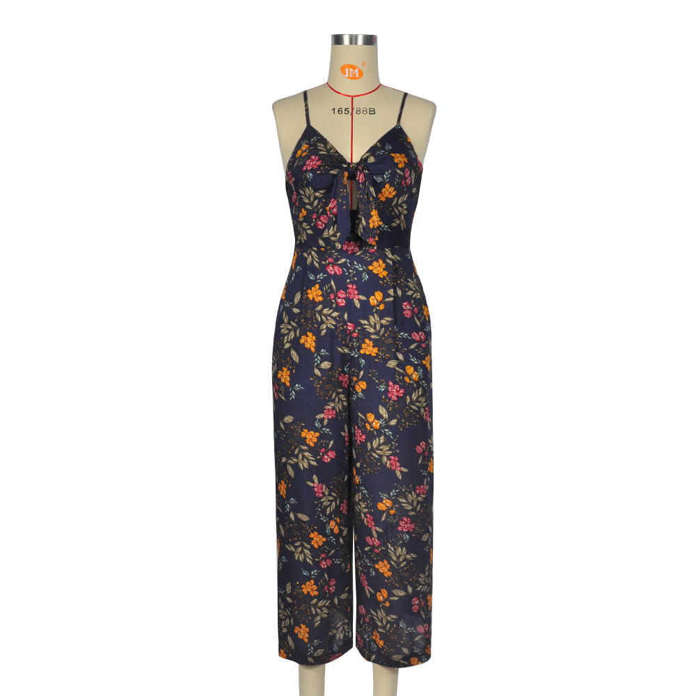 Women's Backless Sleeveless Jumpsuit – Elegant & Chic