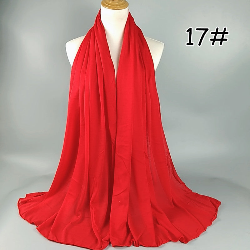 Islamic Chiffon Hijab – Lightweight & Breathable