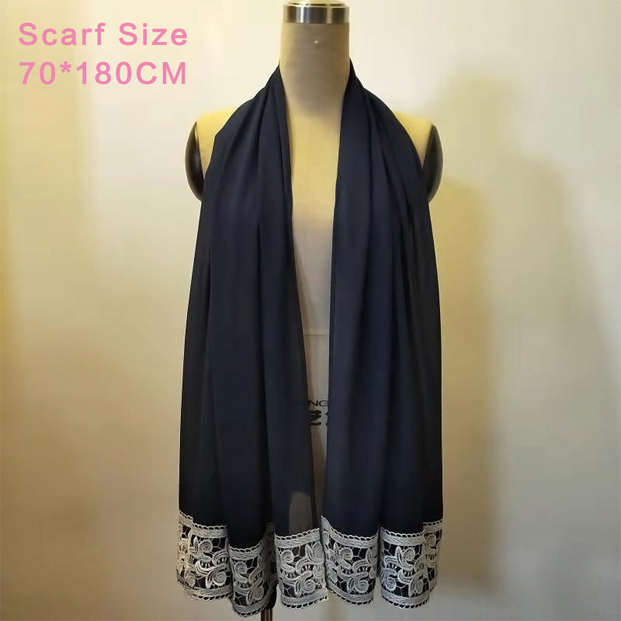 Women's Solid Color Hijab – Elegant & Lightweight