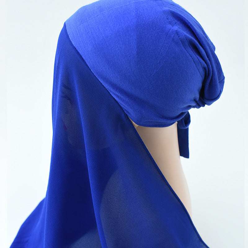 Adjustable Sunscreen Veil Hijab – Pearl Chiffon