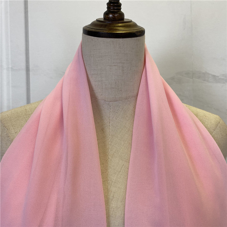 Women's Solid Color Hijab – Soft & Versatile