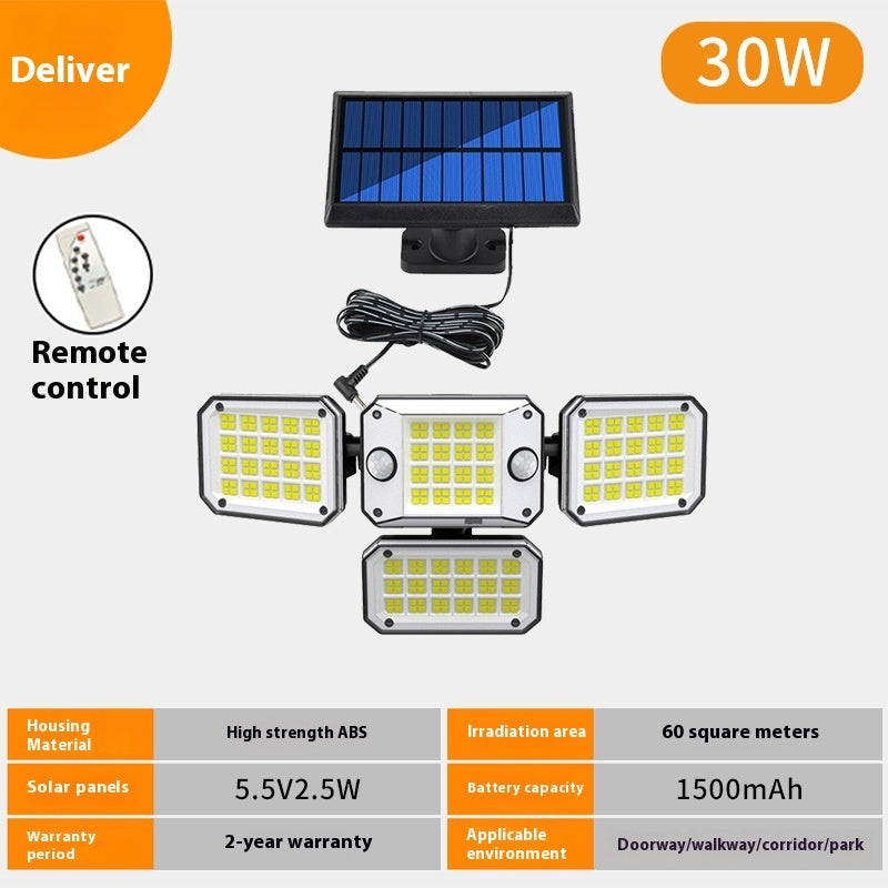 Solar Wall Lamp with Motion Sensor