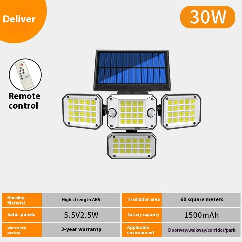 Solar Wall Lamp with Motion Sensor