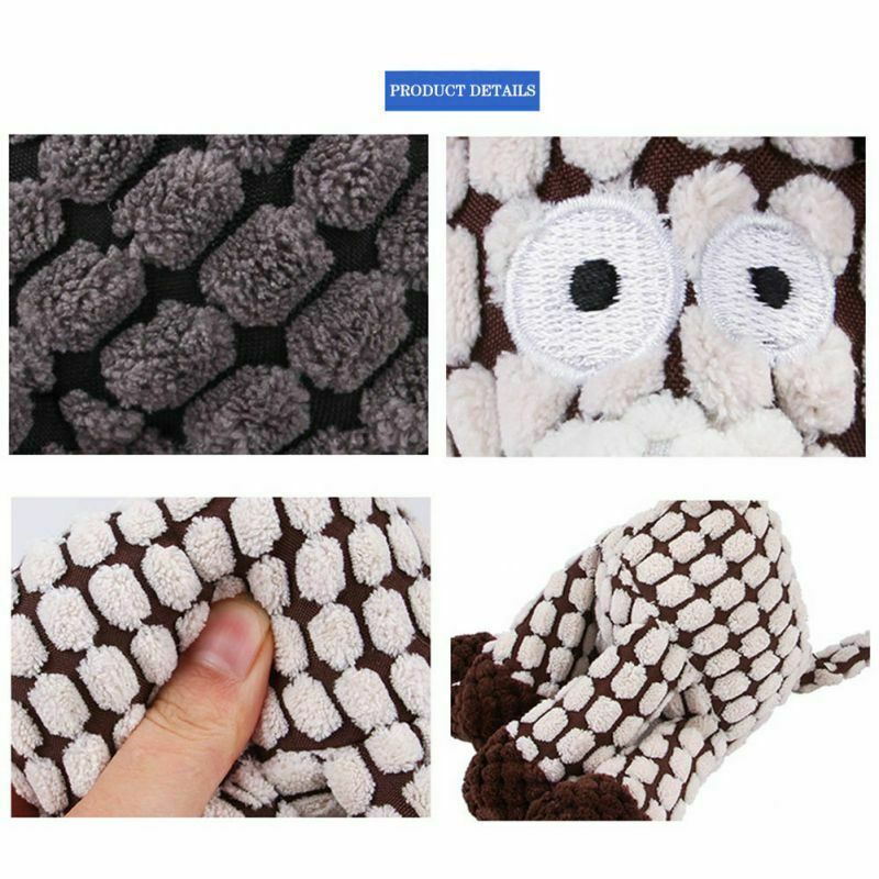 Dog Squeaky Plush Toy – Chew & Teeth Cleaning
