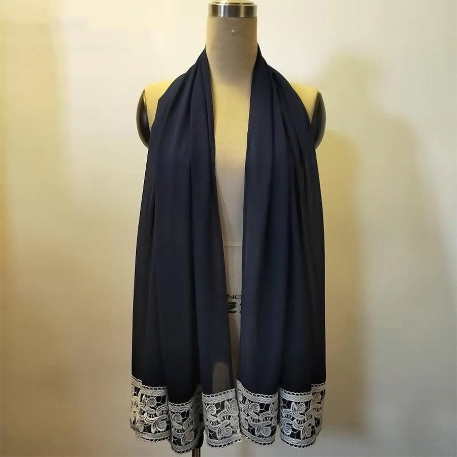 Women's Solid Color Hijab – Elegant & Lightweight