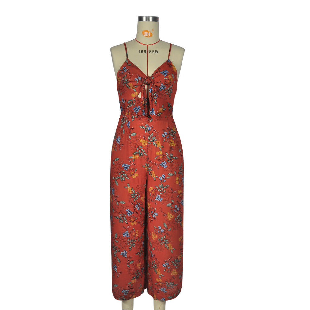 Women's Backless Sleeveless Jumpsuit – Elegant & Chic