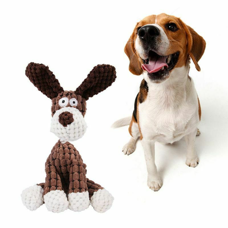 Dog Squeaky Plush Toy – Chew & Teeth Cleaning
