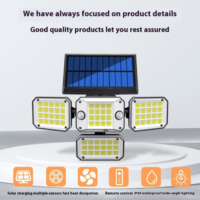 Solar Wall Lamp with Motion Sensor