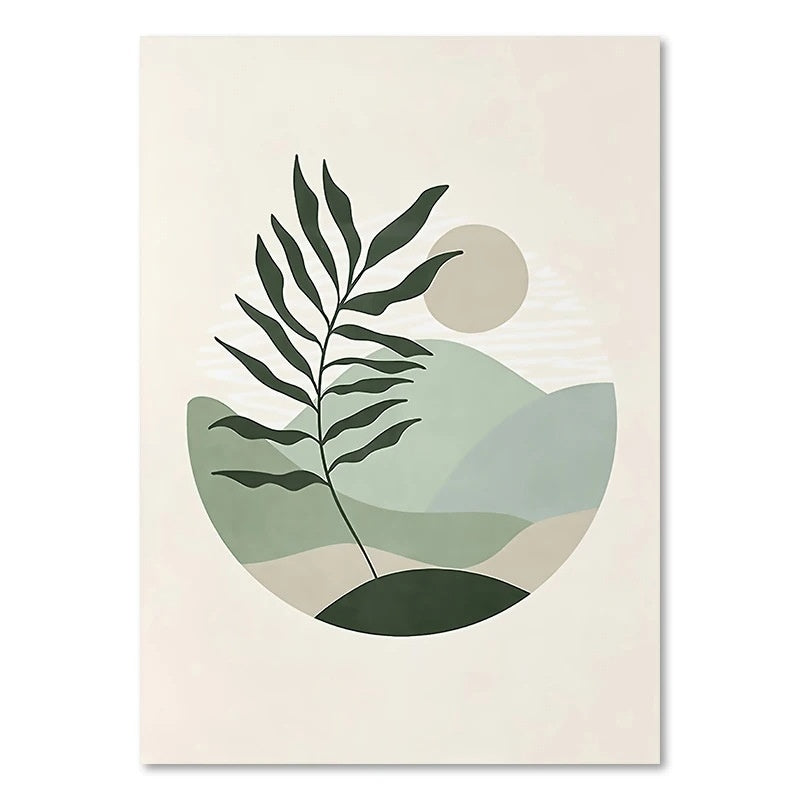 Green Plant Canvas Art