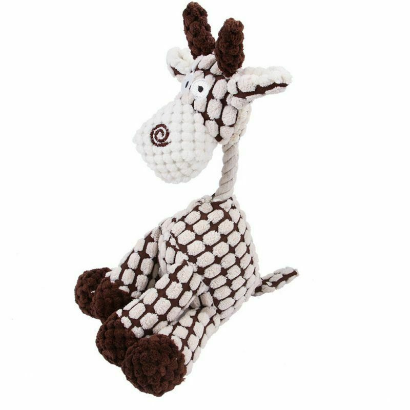 Dog Squeaky Plush Toy – Chew & Teeth Cleaning