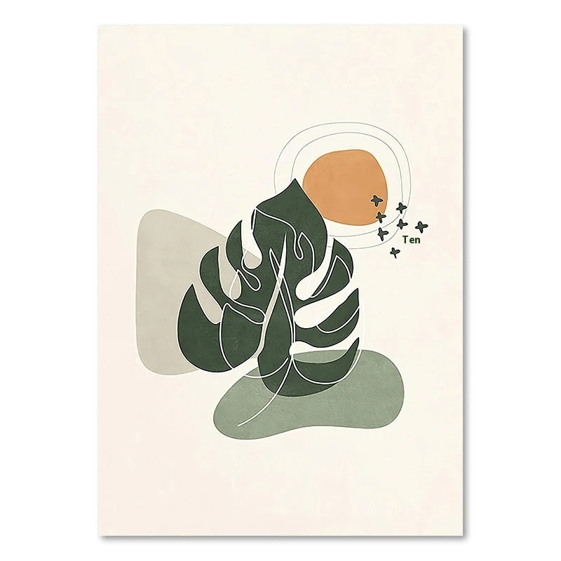 Green Plant Canvas Art
